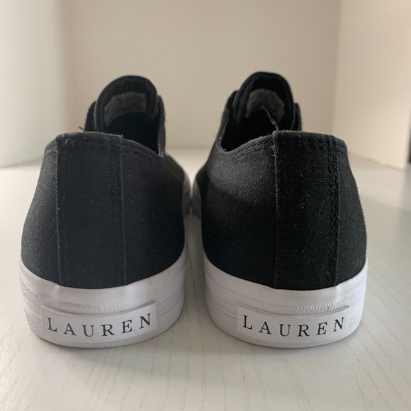 Lauren Ralph Lauren No Lace Canvas Sneakers - Picture 5 of 6